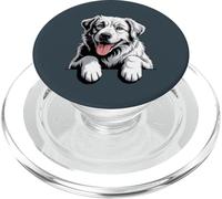 Cute Large Artistic Illustration Cartoon Great Pyrenees PopSockets PopGrip for MagSafe
