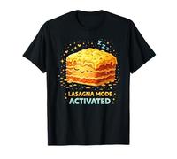 Cute Lasagna Kawaii Anime. Funny Cozy Food Lazy T-Shirt