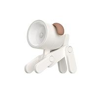 Cute Led Room Night Light, New Cute Student Night Light, Puppy Shaped Mini Led Desk Lamp Cute Little Phone Holder, Adjustable Phone Holder, Animal Night Light For Room Decoration (Puppy, Beige)