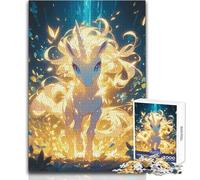 Cute Legendary Unicorn 1000 Adult Pieces Jigsaw Puzzle Educational Fun Learning Activity Game Perfect Thoughtful Gift for Any Occasion Size 50x75cm