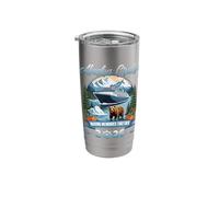 Cute Lemon Tropical Fruits & Coquette Bow Summer Vacation Stainless Steel Insulated Tumbler