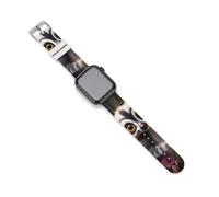 Cute Lemur Monkey Watch Bands Replacement Silicone Straps Sport Wristbands Compatible for Apple Watch 42mm/44mm