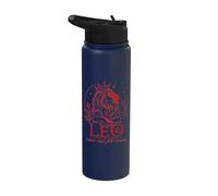 Cute Leo Zodiac Lion Confident Loyal Bold Courageous Stainless Steel Insulated Water Bottle