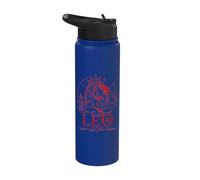 Cute Leo Zodiac Lion Confident Loyal Bold Courageous Stainless Steel Insulated Water Bottle