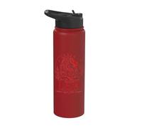 Cute Leo Zodiac Lion Confident Loyal Bold Courageous Stainless Steel Insulated Water Bottle
