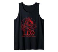 Cute Leo Zodiac Lion Confident Loyal Bold Courageous Tank Top