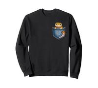Cute Leopard Gecko In Pocket Reptile Lizard Pet Owner Lover Sweatshirt