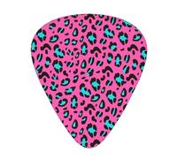 Cute leopard guitar cubes, 3 thicknesses contain 0.46mm, 0.71mm, 0.96mm, with storage box