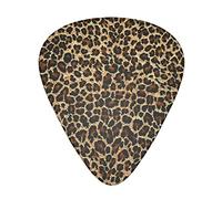Cute Leopard Guitar Paddle Set Of 12, Suitable For Guitar, Yukri, 3 Thicknesses