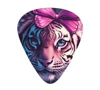 Cute Leopard guitar pick set, 3 different thicknesses, 12 pieces for a variety of instruments