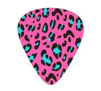 Cute Leopard Print (2),12 Pcs Guitar Pick,3 Different Thickness Plectrums for Acoustic Guitar Bass Ukulele (0.46mm 0.96mm 0.71mm)