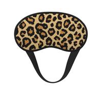 Cute Leopard Print Adults Soft Washable Eye Mask for Light Blocking Nap Face Sleeping Travel Cover