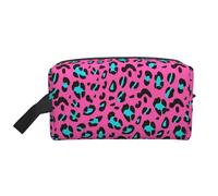 Cute Leopard Print Large Capacity Travel Toiletry Bag Unisex Daily Use Storage Weekend Trips Pouch