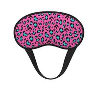 Cute Leopard Print Sleep Mask for Side Sleepers Cute Blackout Eye Mask Shades Cover for Home or Travel