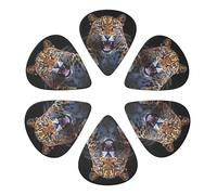 Cute Leopard Printed Guitar Picks -6 Pcs Guitar Picks Plectrum,Guitar Accessories,Electric Guitar Pick, Bass & Ukulele 0.71mm