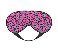 Cute Leopard Printing Rest Sleep Eye Mask, Soft Eye Mask for Home & Camping, Blocks Light, Comfortable for Most Users