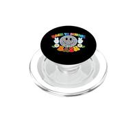 Cute Leopard Smile Face Back to School Bash Teacher Student PopSockets PopGrip for MagSafe