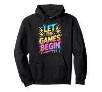 Cute LET THE GAMES BEGIN Snack Teacher Play On Kids Fast Pullover Hoodie