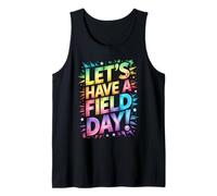 Cute Let's Have A Field Day Games Begin Teacher Run On P.E Tank Top