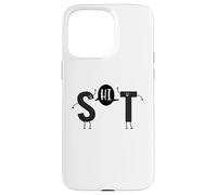 Cute Letters Say HI Funny Sarcasm Humor Statement Joke Case for iPhone 15 Pro Max