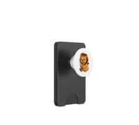 Cute Lion Kawaii Anime Drinking Bubble Tea Girl Kids PopSockets PopWallet for MagSafe