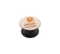 Cute Lion Mane Cat Motivational Quote Positive Mood PopSockets Adhesive PopGrip