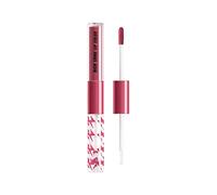 Cute Lip Balm Double Lip Gloss Lipstick Non Stick Cup Long Lasting Lip Gloss Velvet Lipstick For The Perfect Lip Look Lip Gloss Packaging Bags (F, One Size)