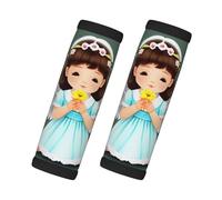 Cute little angel Print 2 Pack Luggage Handle Wraps for Suitcase, Soft Grips Travel Tag Covers, for Car Carry-On Bag