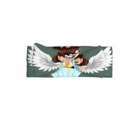 Cute little angel Printed headband, bow headband for girls, gift, can keep warm