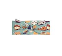 Cute little animals Baby Headband with Cute Bow, Soft Polyester Knot Turban for Infants, Stretchy and Stylish