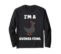 Cute Little Animals Birds Simple I'm a Guinea Fowl Long Sleeve T-Shirt