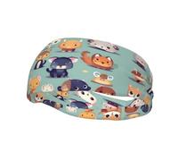 Cute Little Animals Stylish Sweat-Wicking Sports Headband, Perfect for Men and Women, Fitness, Running, and Yoga.