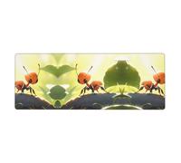 Cute Little ant Printing Extra Large Mouse Pad 12x31.5in for Office, Gaming, and Learning - Durable, Comfortable, and Environmentally Friendly