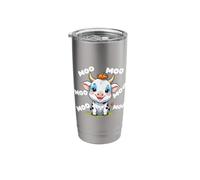 Cute Little Baby Cow Moo Stainless Steel Insulated Tumbler