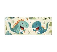 Cute Little Baby Dinosaur Keyboard pad with Non-Slip Rubber Base and Stitched Edges, Suitable for Office and Home use, 80 x 30 cm.