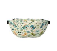 Cute little baby dinosaur Versatile Running Waist Pack Lightweight Breathable and Adjustable for Travel Cycling and Everyday Use