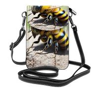 Cute little bee Small Cell Phone Purse Women's small crossbody bag with adjustable shoulder strap