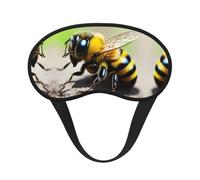 Cute Little bee Universal Lightweight Eye Mask: Great for Travel, Office Naps and Shift Work. Provides a Comfortable Sleeping Environment