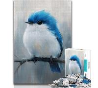 Cute Little Blue Bird JigsawPuzzle 1000 Pieces for Teenagers,Brain Teaser Game Wall Decoration Unique Birthday And Xmas Gifts (38x26cm)