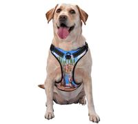 Cute little brown bear Dog Harness for Small, Medium, and Large Dogs-Adjustable, Breathable Dog Vest with Quick Release Buckles
