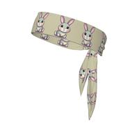 Cute Little Bunny Sports Head Tie. Comfortable, Breathable, Fashionable, Unisex, Suitable for Running, Yoga, Fitness and Other Sports.