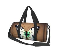 Cute little butterfly Canvas travel bag, large capacity, can be carried on the shoulder