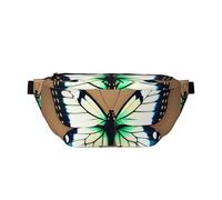 Cute Little Butterfly Crossbody Waist Bag.Large Capacity, Waterproof And Dustproof, Secure Zipper, Suitable For Travel And Outdoor Activities., Black, One Size