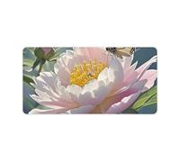 Cute Little Butterfly Desk Pad Waterproof Writing Mouse Pad Non-Slip Laptop Desk Protector Large Office Desk Mat Computer Keyboard Rubber Mat for Work Home Decor 12" X 24"