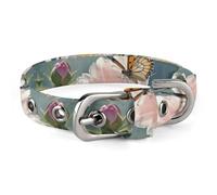 Cute Little Butterfly Dog Collar Adjustable Martingale Pet Collar Female Male Cute Cat Collars No Pull Dog Choker Collars for Small Medium Large Pet