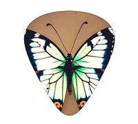Cute Little Butterflyguitar Plectrums 12 Piece Set, 3 Thicknesses For Acoustic Guitar, Bass Guitar, &Electric Guitar And More.
