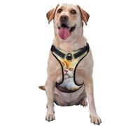 Cute little cat lost reflective Oxford unobstructed pet vest, easy to control handle, suitable for small, medium and large dogs