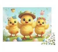 Cute Little Chicks 1000 Piece Jigsaw Puzzle for Adults Fun Relaxation 52x38cm/1000pcs