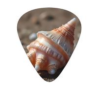Cute little conch Guitar picks in thin, medium, and thick sizes, 12-piece set, suitable for electric guitar and various instruments