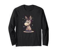 Cute little Confused Donkey Design for a Lighthearted Touch Long Sleeve T-Shirt